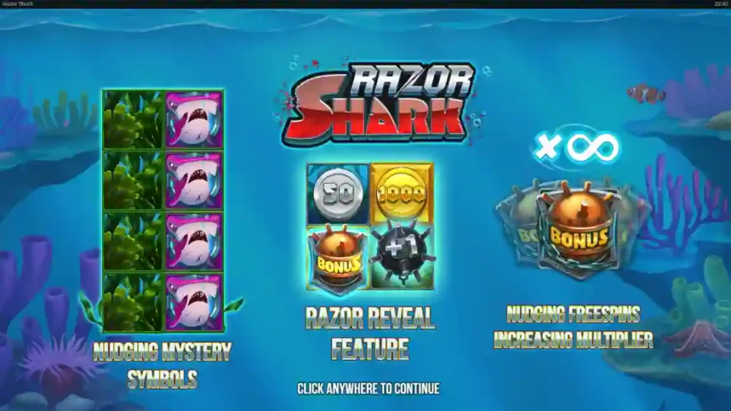 Razor Shark start 